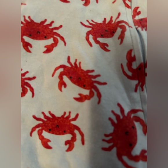 🌈 2/10$ 👍*GUC* OLD NAVY |3m |Baby unisex PJ Sleeper cute crabs 🦀 - Picture 4 of 10